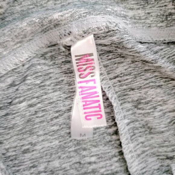 NWT Penn State Grey and Black Yoga Mesh Panel Leggings Size M - Picture 7 of 8